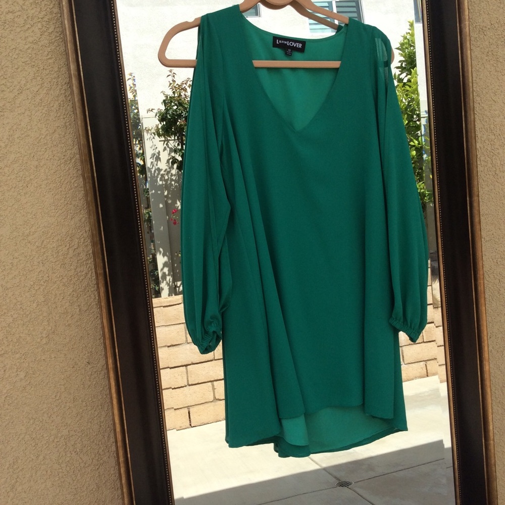 L IS FOR LOVERS GREEN DRESS